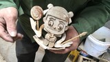 Old Craftsman Make A Wooden Nezha. It Can "Move Automatically"