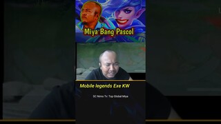 "TOP GLOBAL MIYA EXE".  |Mobile legends #shorts