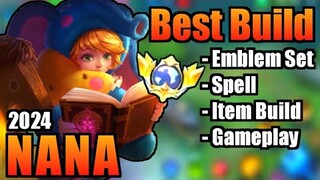 NANA BEST BUILD 2024 | TOP 1 GLOBAL NANA BUILD | NANA - MOBILE LEGENDS | MLBB (Part 2)