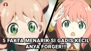 5 fakta menarik si bocil nyebelin tapi lucu!! Anya Forger!!!!!!