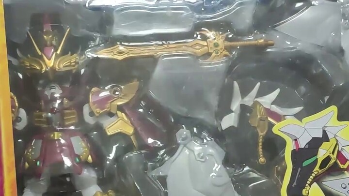 [023] Rare item! SD Gundam Sangokuden also released this non-assembled Cao Cao model toy Q version w