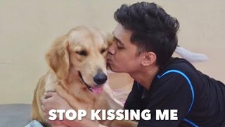 KISSING MY DOGS TOO MANY TIMES
