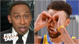 FIRST TAKE | "Curry is the greatest shooter ever" - Stephen A. "praises" Warriors def. Grizzlies Gm3