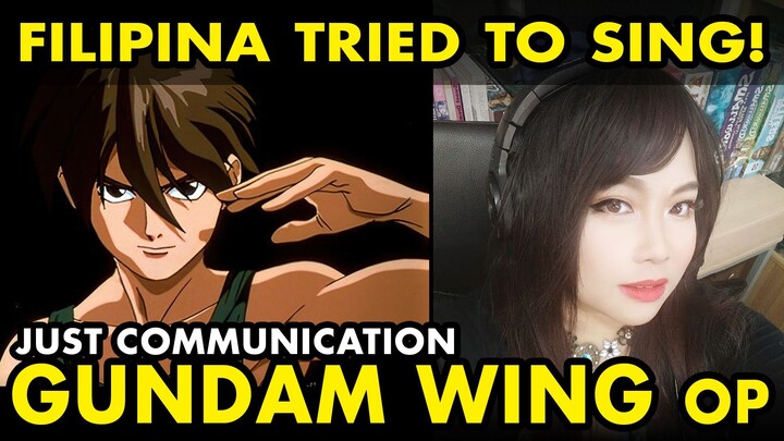 Filipina tries to sing Japanese anime song - GUNDAM WING opening 1 anime cover by Vocapanda