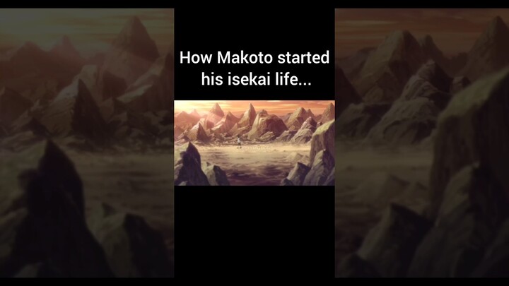 How Makoto started their isekai life #anime #animeedit #rage #edit #isekai #shorts