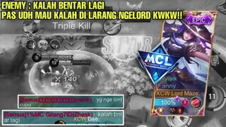 MCL DI BACOTIN MUSUH BENTAR LAGI KALIAN KALAH!! ENDINGNYA DI BILANG YANG NGELORD CUPU KWKW