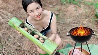 Ẩm Thực Tây Bắc Sinh Tồn Món Dân Dã/Survive In The Northwestern Food Forest/YUMMY COOKING SKILL😋