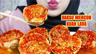 JANGAN DITIRU! ASMR BAKSO MERCON KUAH LAVA CABENYA MELIMPAH | Asmr Indonesia