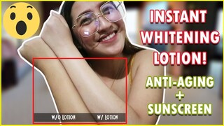 Murang Instant Whitening Lotion? Effective! | Vlog No.7 || Anghie Ghie