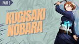 Part 2 Menggambar Kugisaki Nobara dari anime Jujutsu Kaisen