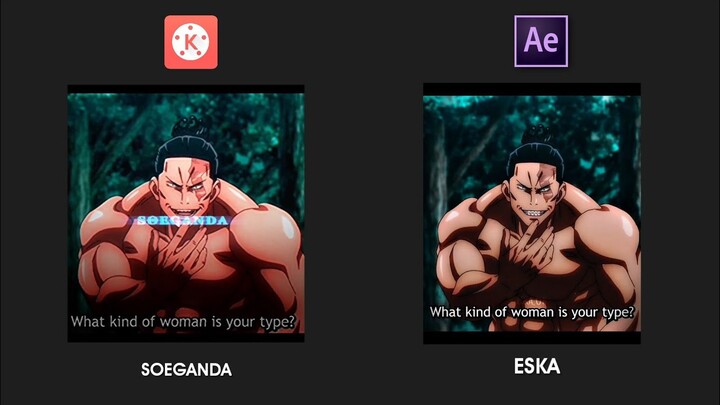 MY KINEMASTER VS AFTER EFFECT PART 4 | TYPE GIRL