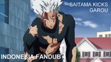 Saitama menendang Garou - One Punch Man Indonesia Fandub