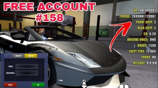 FREE ACCOUNT #158 | CAR PARKING MULTIPLAYER | YOUR TV  | GIVEAWAY