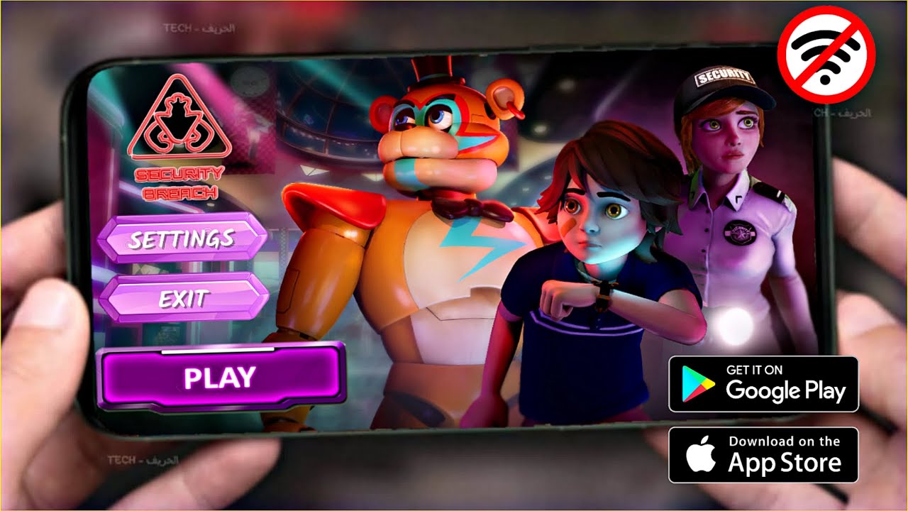 FNAF SECURITY BREACH MOBILE GAMEPLAY OFFICIAL? FNAF 9 MOBILE