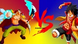 Luffy vs Whitebeard "Edward Newgate" Full fight | JemzInGame | One Piece