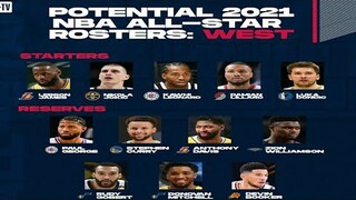 Potential Roster NBA All-Star 2021 West !