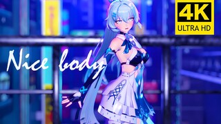 【4K/ 时雨绮罗MMD】⚡𝓝𝓲𝓬𝓮 𝓫𝓸𝓭𝔂 ♪ ♫ 时雨绮罗有好身体⚡