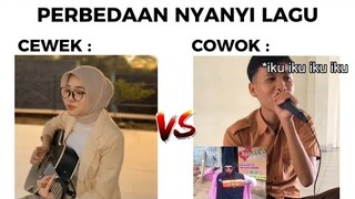 Cowok Ketika Nyanyi.. (iku iku iku iku Asmara Spikoe)