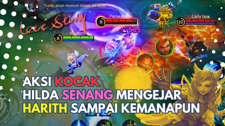 Aksi Kocak Hilda Senang Mengejar Harith Sampai Kemana Pun!