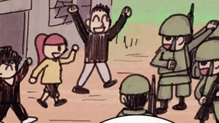 Komik Sweet Home versi 43, Cha Hyun-soo menjalankan misi untuk membawa kembali paman berminyak itu