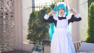 Saya Scarlet】Waktu pribadi☆ Maid Hatsune Miku♥