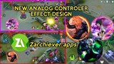HOW TO CHANGE YOUR ANALOG CONTROLER TO EFFECT DESIGN,EZ STEP | MOBILE LEGENDS