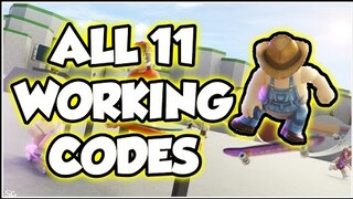 All "New All 11 Working Codes 2020 in Roblox Skate Park