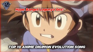 Hype Asli! Dijamin Nagih Lagu Evolusinya! Top 10 Anime Digimon Evolution Song!