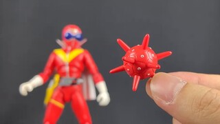 Red Warrior ดั้งเดิมจากเกมแรกในซีรีส์ Super Sentai! SHF Secret Team 5th Company Red Company [เวลาทีม