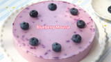 Chế biến ẩm thực|Bánh mousse blueberry