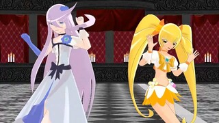 【mmdプリキュア】キュアムーンライト＆キュアサンシャインで愛dee