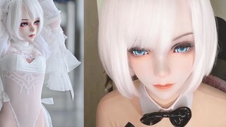 [kigurumi] 20230709 Mô hình thiết lập lại vỏ đầu 2b và trang điểm~