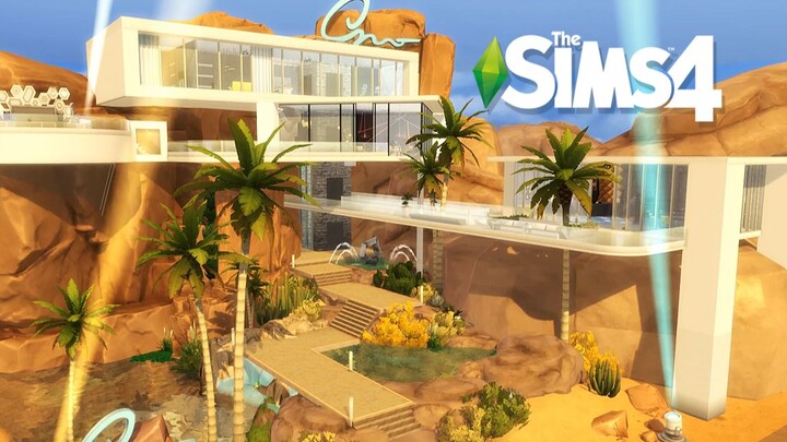 The Sims 4】 "Oasis Entertainment City" di area publik mengintegrasikan klub malam karaoke, bar, dan 