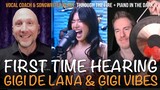 Vocal Coach & Songwriter React to GiGi De Lana & GiGi Vibes | Through The Fire + Piano In The Dark