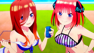 Quintessential Quintuplets, original swimsuit video