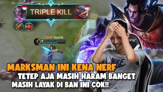 MM YG MASI WAJIB DI NERF... DAMAGENYA TETEP GA NGOTAK JIR!! BEDA BUILD DOANG :)