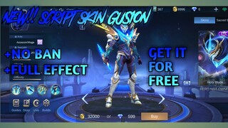 NEW!!! SCRIPT SKIN GUSION (COSMIC GLEAM) LEGEND/EPIC +FULL EFFFECT