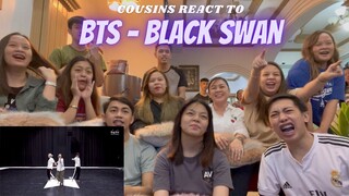 COUSINS REACT TO BTS (방탄소년단) 'Black Swan' Dance Practice