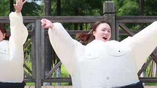 Sweaty outdoor wild di! "Do you want to dance?"