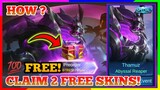 2 FREE SKINS!! HOW TO GET THAMUZ SPECIAL SKIN ABYSSAL REAPER IN MOBILE LEGENDS - MLBB