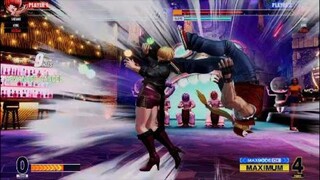 KOF15　チャンピオンvsチャンピオン　世界１位シェルミー　１０HIT逆転投げコンボ