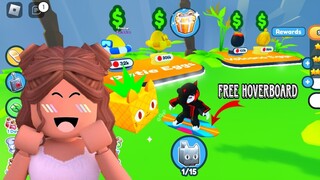 PET SIMULATOR X ROBLOX|| AKU MENDAPATKAN FREE HOVERBOARD DARI EVENT SUMMER DAN HUGE PINEAPPLE