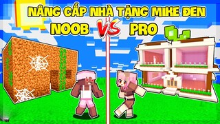 GẤU MORA NÂNG CẤP NHÀ MIKE ĐEN SIÊU NOOB THÀNH PRO VIP TRONG MIKECRAFT