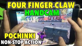 FOUR FINGER CLAW HANDCAM - NON STOP ACTION IN POOCHINKI | PUBG MOBILE - IPAD MINI 5