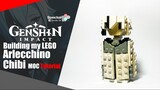 LEGO Genshin Impact Fatui Harbinger Arlecchino Chibi MOC Tutorial | Somchai Ud