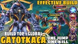 One Jump, One Kill - Gatotkaca Aggressive Gameplay - Build Top 1 Global Gatotkaca ~ MLBB