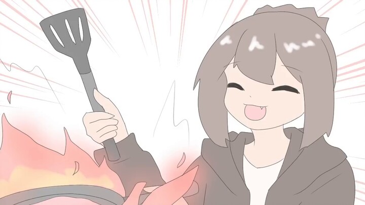 [Happy Animation] A rare cooking genius [Hell Hamburger Steak] And then... my mom forbade me to use 