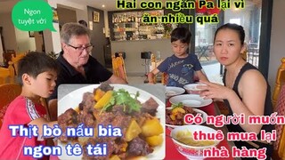 Thịt bò nấu bia ngon tê tái/có người hỏi thuê nhà hàng bán lại/cuộc sống pháp/món ăn ngon mỗi ngày