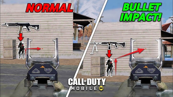What is New Hit Flinch Mechanism In Codm BR | How Bullet Impact Affect Your Aim - CODMOBILE