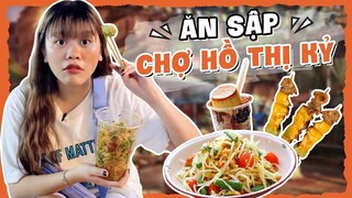 200k quậy tẹt ga chợ ăn vặt Hồ Thị Kỷ sau 4 tháng giãn cách | VÌ SAO NHI MẬP ?